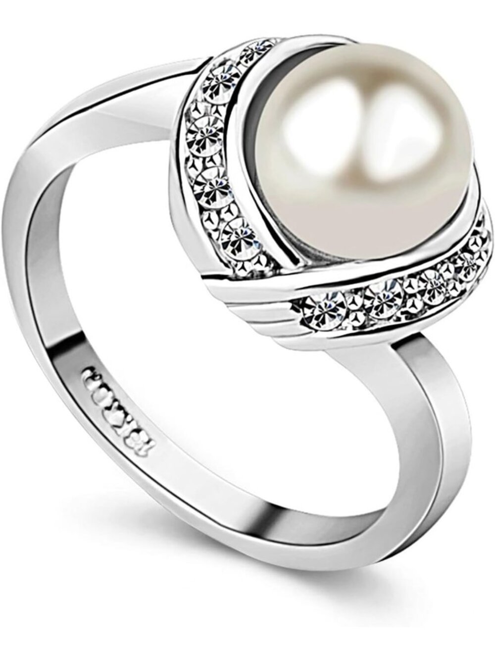 Chic Pearl Cocktail Ring for Women | Statement Costume Jewelry Accessory